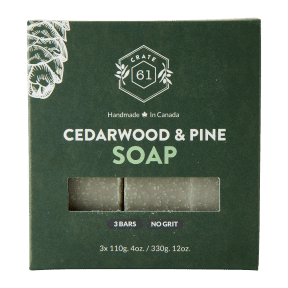 Crate 61 Organics - Cedarwood & Pine Bar Soap (3pk)