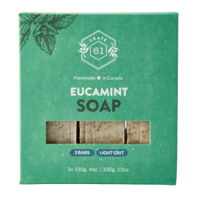 Crate 61 Organics - Eucamint Bar Soap (3pk)