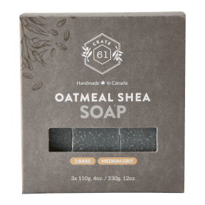 Crate 61 Organics - Oatmeal Shea Bar Soap (3pk)