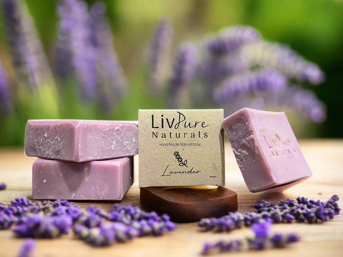 Lavender-Olive Oil Soap Bar | Organic Moisturizer & Natural Cleanser