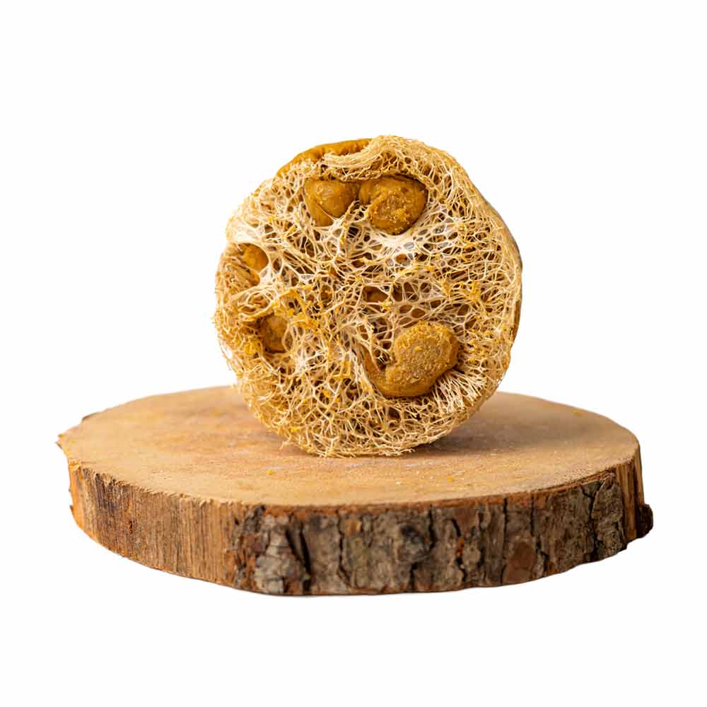 Laurel Loofah Soap – Natural Aleppo-Style Exfoliating Bar صابونة الغار